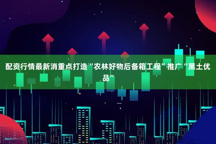 配资行情最新消重点打造“农林好物后备箱工程”推广“黑土优品”